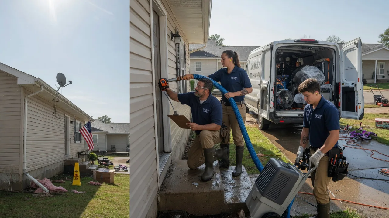 Ceiling Water Damage Restoration in Dupree, SD near me
